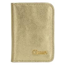 Carteira feminina classe couro slim porta cartões