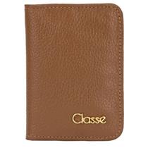 Carteira feminina classe couro slim porta cartões