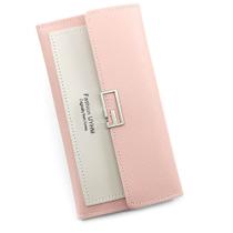 Carteira Feminina com Fecho de Botão Delicado