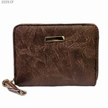 Carteira Feminina com Zíper Porta Cartões Notas Moedas Documentos 2225