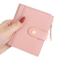 Carteira Feminina Compacta Pequena Versátil Porta Cartão Dinheiro Documentos