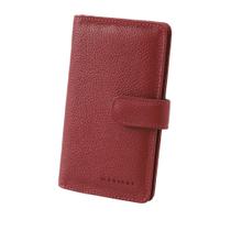 Carteira Feminina De Couro Fechamento Botão Mariart 172