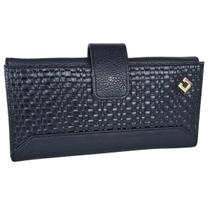 Carteira Feminina Leg Tresse Couro Couribi - Preto Carteira Feminina Leg Tresse Couro Couribi - Preto