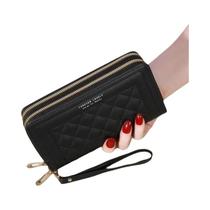 Carteira Feminina Longa Com Franjas, Dupla Zíper, Clutch De Couro PU, Porta Cartões, Bolsa De Moeda, Carteira Feminina Longa Com Franjas, Dupla Zíper, Clutch De Couro PU, Porta Cartões, Bolsa De Moeda,