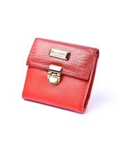 Carteira feminina pequena com fecho em couro legitimo Acccouro Carteira feminina pequena com fecho em couro legitimo Acccouro