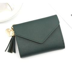 Carteira Feminina Pequena Slim Porta Cartao Couro Luxo Look