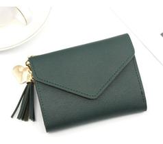 Carteira Feminina Pequena Slim Porta Cartao Couro Luxo Look