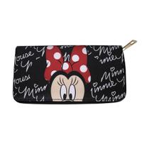 Carteira Feminina Rosto Minnie Preta - Disney