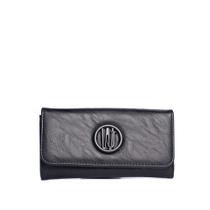 Carteira Feminina WJ Alongada Logo Preto