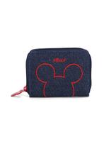 Carteira Feminina Zíper Pequena Mickey Mouse NC14615MK Jeans