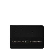 Carteira Fossil Rowan Bifold Nylon preta 11x1x8 cm Carteira Fossil Rowan Bifold Nylon preta 11x1x8 cm