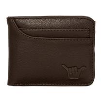 Carteira Hang Loose Double Marrom