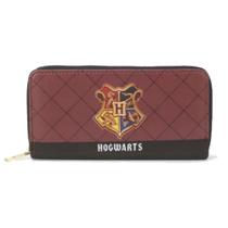 Carteira Harry Potter Hogwarts Vinho Original Carteira Harry Potter Hogwarts Vinho Original