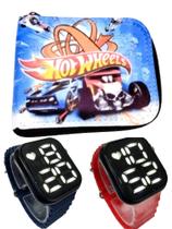 Carteira infantil masculino Hotweels relógio digital smart a prova d agua , seu filho merece.