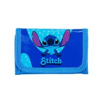 Carteira Infantil Retangular Stitch Feliz 8x2x12cm Disney Original DMG9020-ST2-D