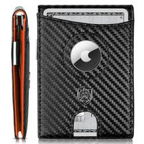 Carteira inteligente ALPHA PAIR com suporte AirTag e clipe RFID laranja Carteira inteligente ALPHA PAIR com suporte AirTag e clipe RFID laranja