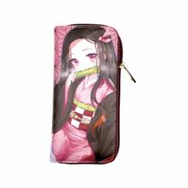 Carteira Kamados Nezukos Anime Characters Slim BiFold PU Carteira Kamados Nezukos Anime Characters Slim BiFold PU