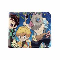 Carteira Kamados Tanjirous Anime Characters Slim BiFold Walle