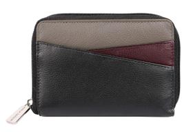 Carteira Karla Hanson Wanda Leather com bloqueio RFID preta Multi Carteira Karla Hanson Wanda Leather com bloqueio RFID preta Multi