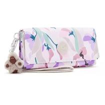 Carteira Kipling Rubi Floral Mosaic Com Chaveiro E Alça Carteira Kipling Rubi Floral Mosaic Com Chaveiro E Alça