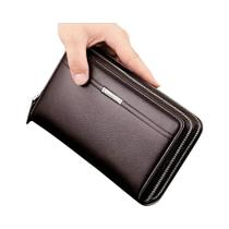 Carteira Longa De Couro Masculina, Clutch Grande, Bolsa De Negócios, Estojo Para Telefone E Cartões, Carteira Longa De Couro Masculina, Clutch Grande, Bolsa De Negócios, Estojo Para Telefone E Cartões,