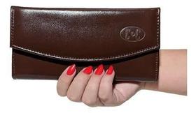 Carteira Longa Feminina Couro Moderna Porta Cnh Notas Cartão Carteira Longa Feminina Couro Moderna Porta Cnh Notas Cartão