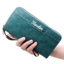 Carteira longa social couro porta documentos telefone cartões Carteira longa social couro porta documentos telefone cartões