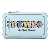 Carteira Loungefly Disney Dumbo Circus com aba de ingresso em material vegano Carteira Loungefly Disney Dumbo Circus com aba de ingresso em material vegano