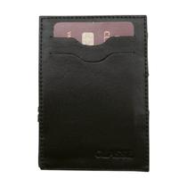 Carteira Mágica e Porta Cartão Masculina Classe Couro