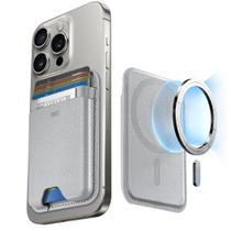 Carteira magnética ESR para iPhone série 16/15/14/13/12 cinza Carteira magnética ESR para iPhone série 16/15/14/13/12 cinza