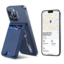 Carteira Magsafe ExtreLife para iPhone 16/15/14/13/12 com suporte azul Carteira Magsafe ExtreLife para iPhone 16/15/14/13/12 com suporte azul