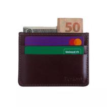 Carteira Masculina Bertoni Ultra Slim Couro Legítimo Compacto