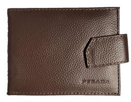 Carteira Masculina Casual Couro Pegada Estilo Resistente