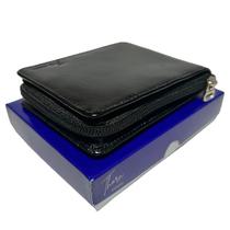 Carteira Masculina com Zíper e Porta-Moedas de couro Prática e Segura Carteira Masculina com Zíper e Porta-Moedas de couro Prática e Segura