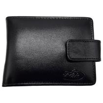 Carteira Masculina Couro Alta Qualidade Cartão RG Com Caixa