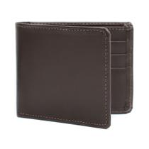 Carteira Masculina Couro Café Porta Cartão e Notas Carteira Masculina Couro Café Porta Cartão e Notas