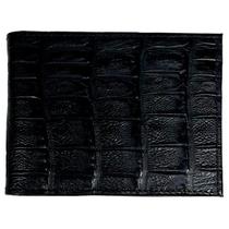 Carteira Masculina Couro Croco Preto Carteira Masculina Couro Croco Preto