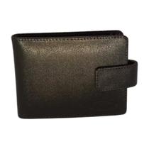 Carteira Masculina Couro Legítimo Porta Cartões Documentos Cor:Preto
