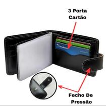 Carteira Masculina Couro Legitimo Premium Com Fecho Completo homem com porta cartão Carteira Masculina Couro Legitimo Premium Com Fecho Completo homem com porta cartão