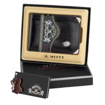 Carteira Masculina Couro Mitty M0 Pequena Cantoneira