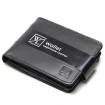 Carteira Masculina Couro Porta Cartão Cnh Documentos Moedas Zíper Fino Slim Moderna Horizontal Wl