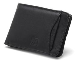 Carteira Masculina Couro Porta Cartão Documentos Slim Moderna 050