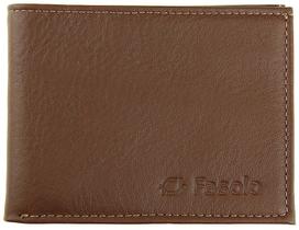 Carteira masculina couro slim fasolo k656 tost marrom Carteira masculina couro slim fasolo k656 tost marrom