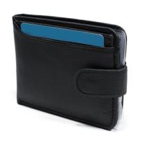 Carteira Masculina de Botão Em Couro Espaço Para Notas CNH Envio Imediato Carteira Masculina de Botão Em Couro Espaço Para Notas CNH Envio Imediato