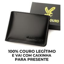 Carteira Masculina de Couro Legítimo Carteira Masculina de Couro Legítimo