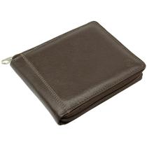 Carteira Masculina De Couro Legítimo Genuíno Zíper + Chaveiro Caixa Presente Carteira Masculina De Couro Legítimo Genuíno Zíper + Chaveiro Caixa Presente