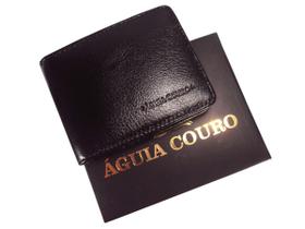 Carteira Masculina de Couro Pequena Águia Couro - 73