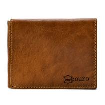 Carteira Masculina De Couro Slim Pequena De Bolso Para CNH Cédulas e Porta Cartões - JR Motos