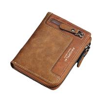 Carteira Masculina De Luxo, De material sintético, Com Bolso Para Moedas, Porta-cartões De Crédito Carteira Masculina De Luxo, De material sintético, Com Bolso Para Moedas, Porta-cartões De Crédito