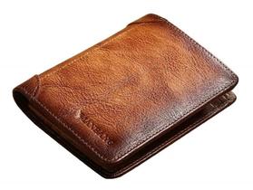 Carteira Masculina Em Couro Com rfid